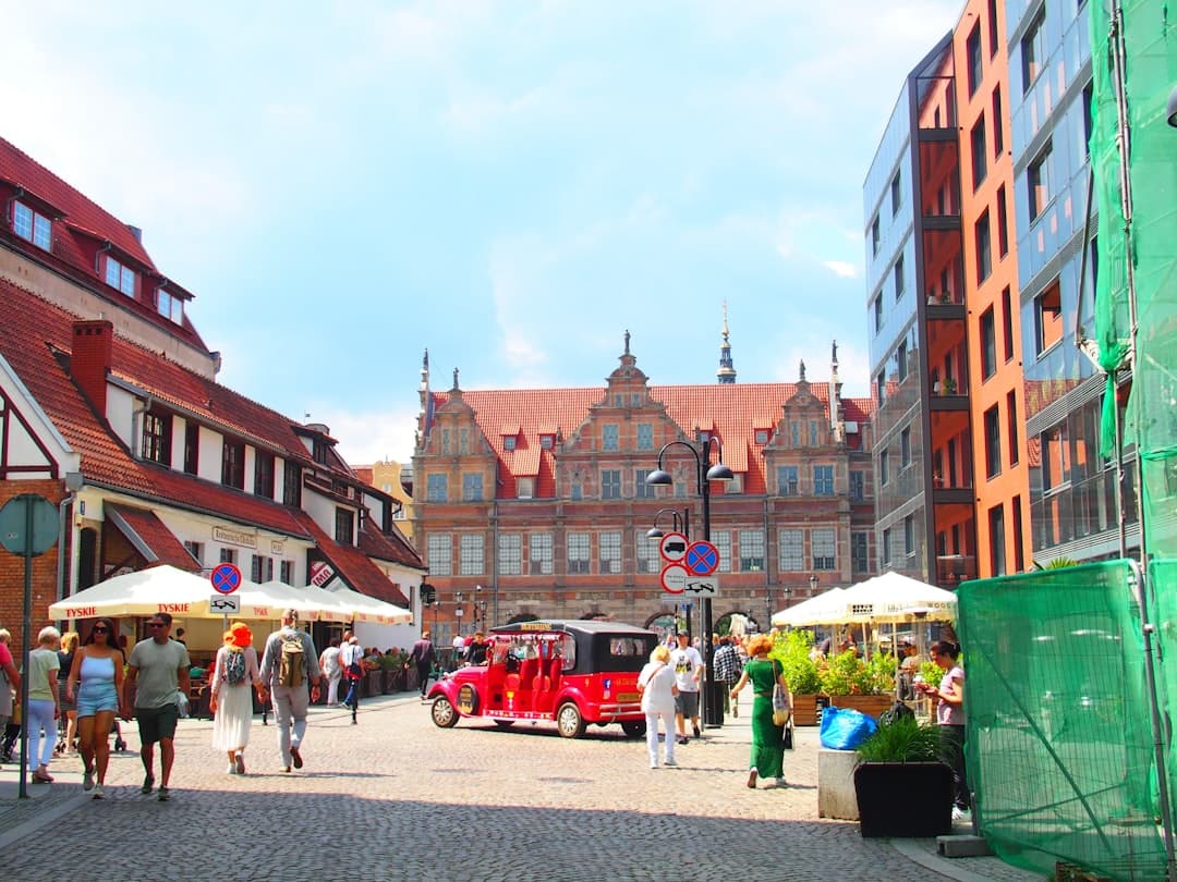 Turyści cieszący się Ostrawą