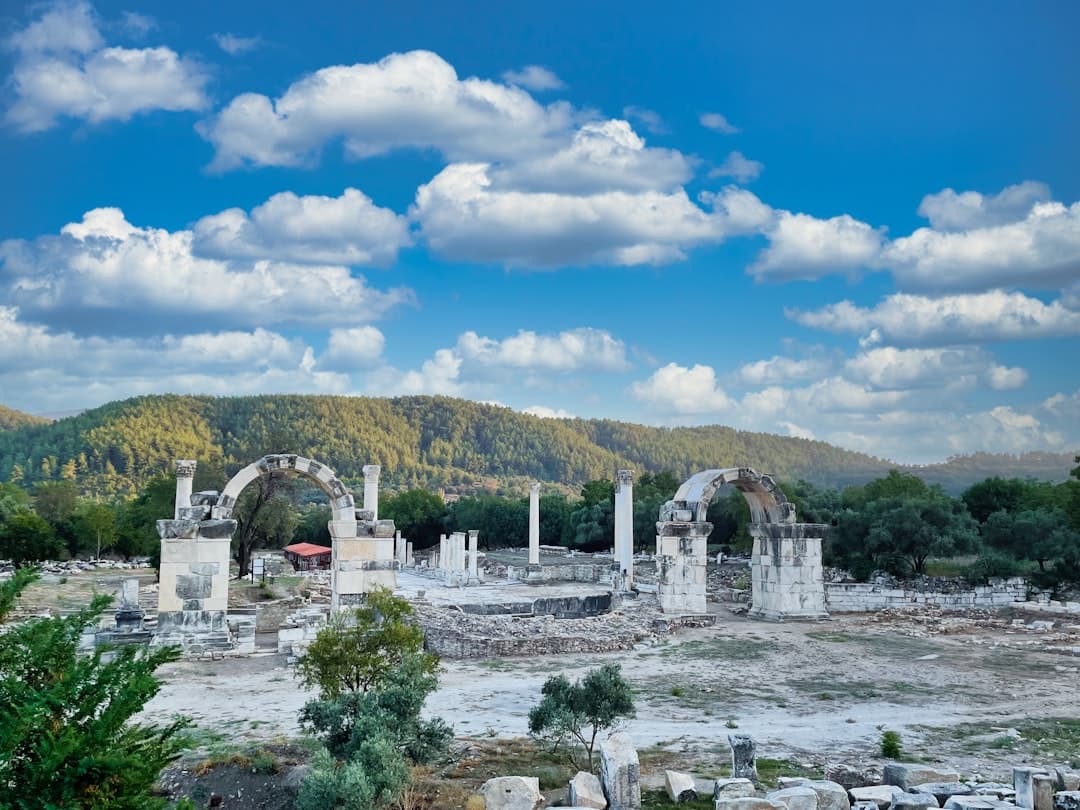 Starożytne ruiny Efezu w Turcji, zabytkowe miejsce