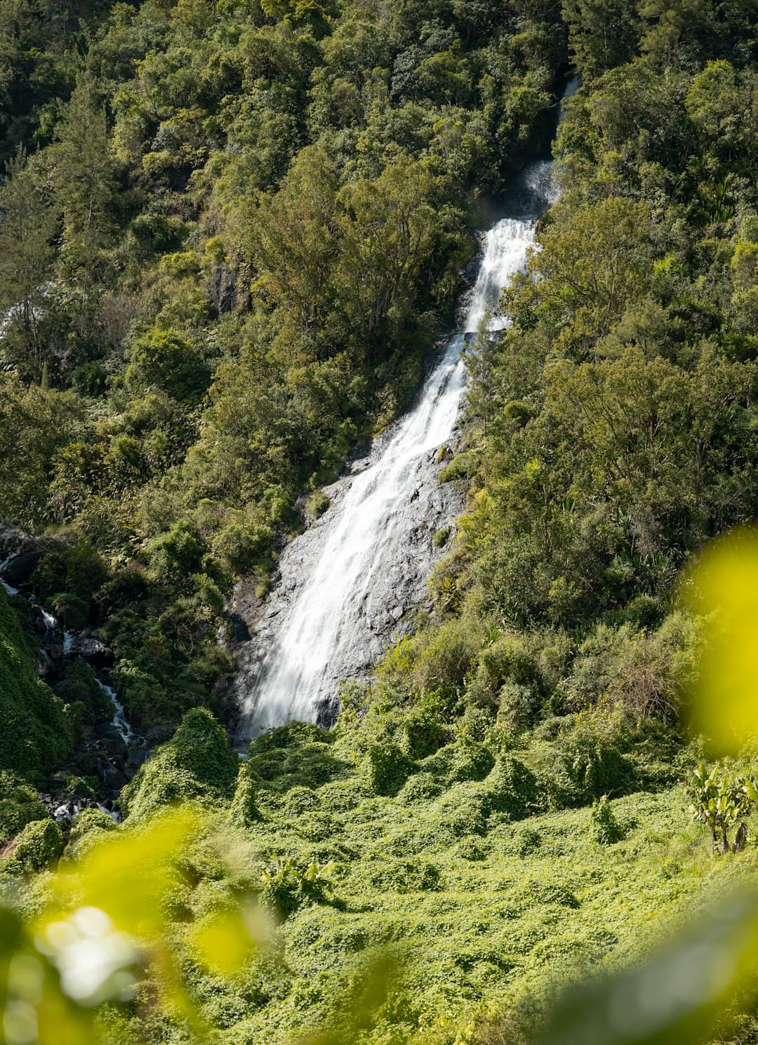 Widoki wodospadów w dolinie Zielonego Potoku