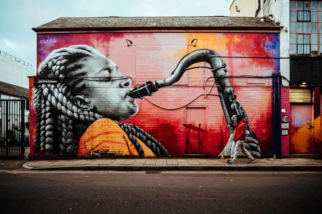 Artysta uliczny w Nairobi