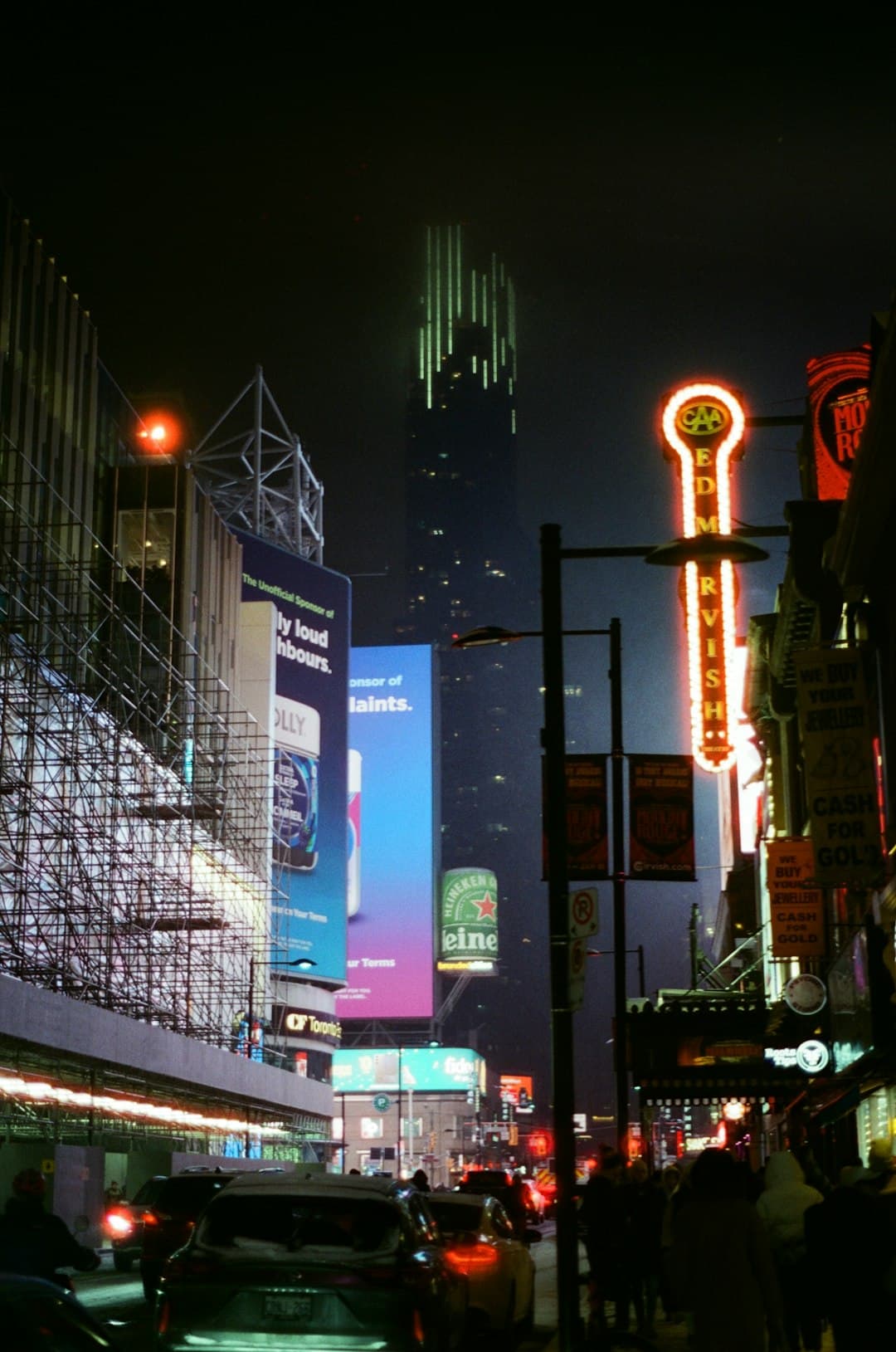 Times Square w Nowym Jorku nocą