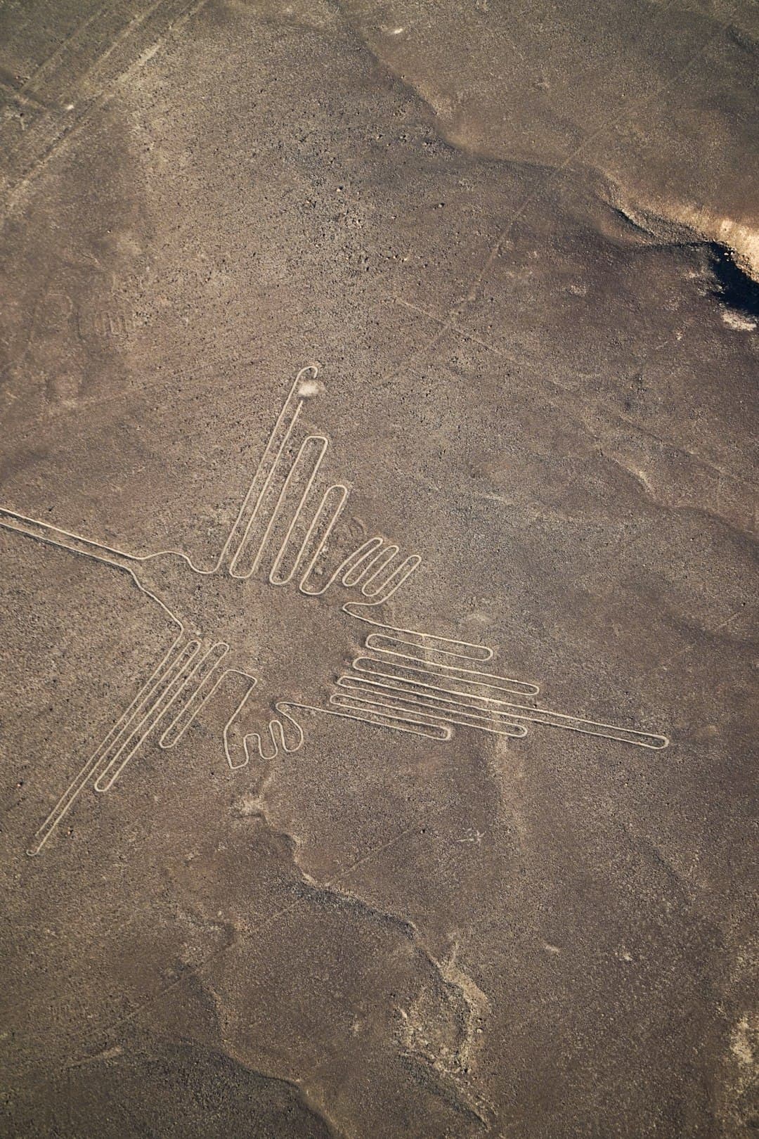 Aerial view of Nazca Lines