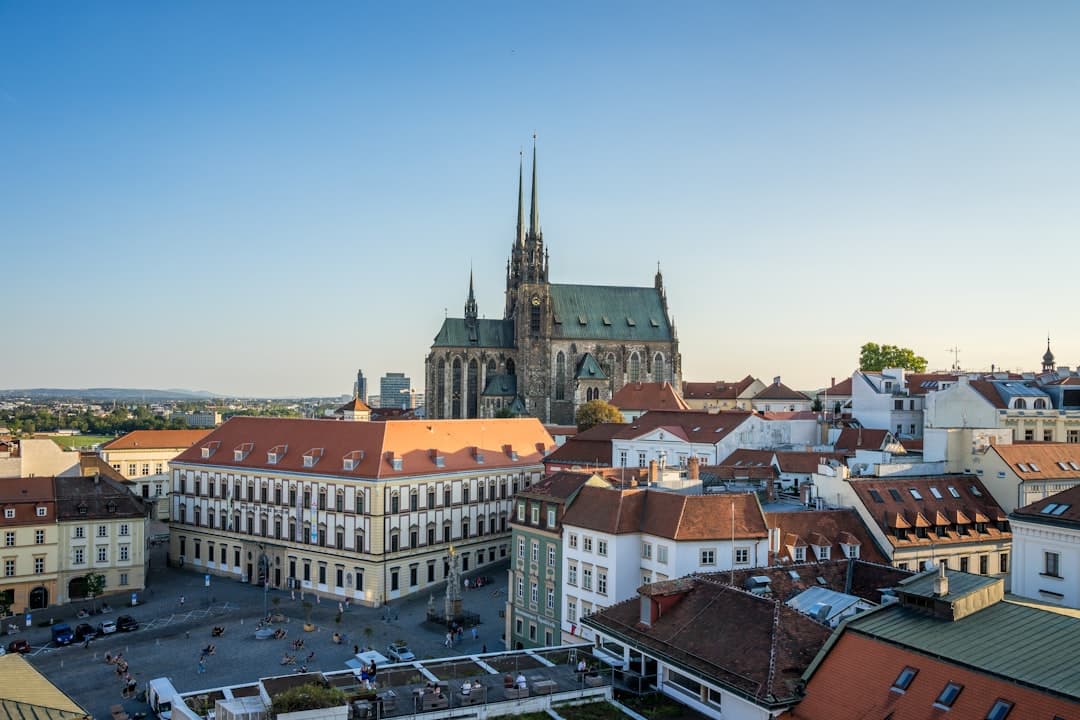 Piękny widok na Brno