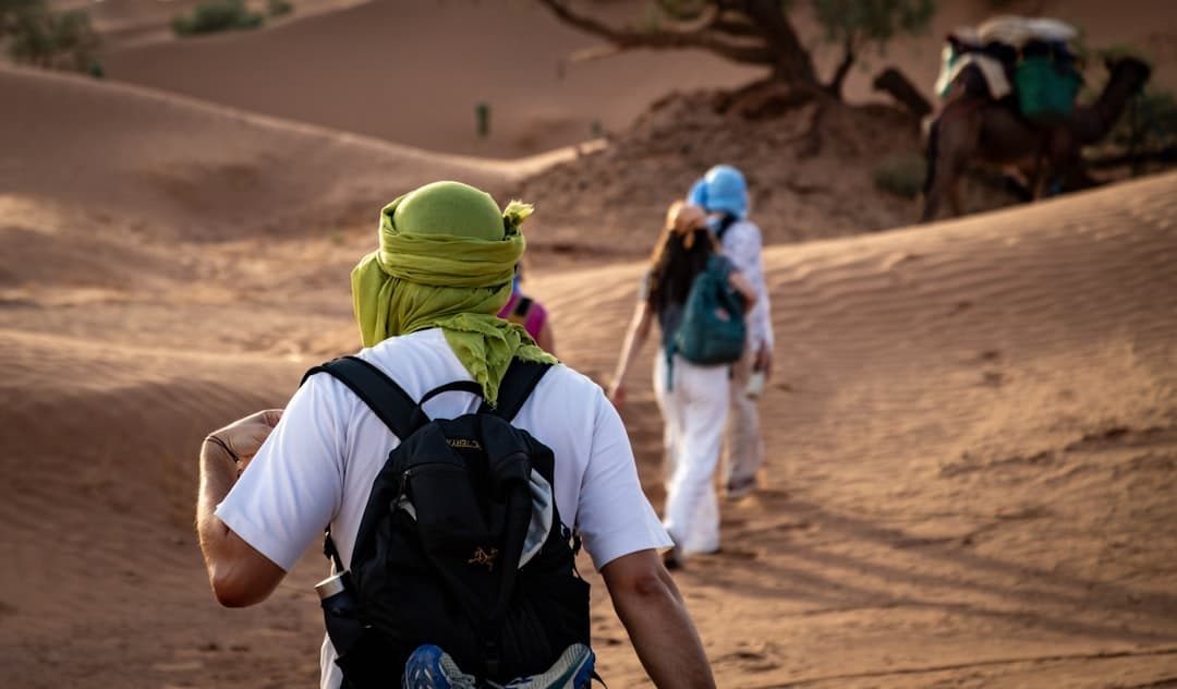 Przygotowania do trekkingu w Jordanii