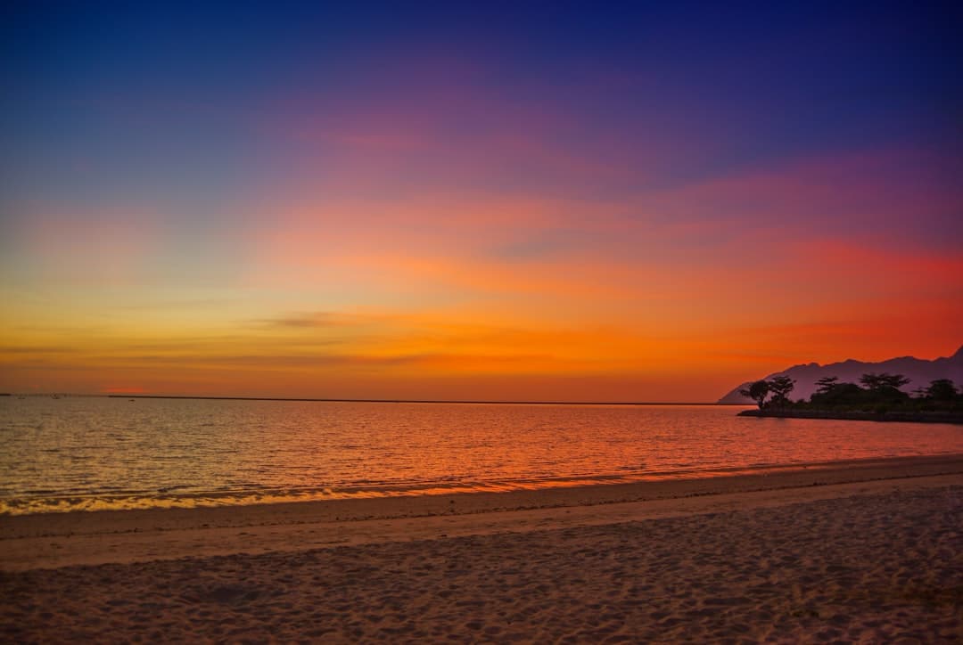 Plaża Railay podczas zachodu słońca