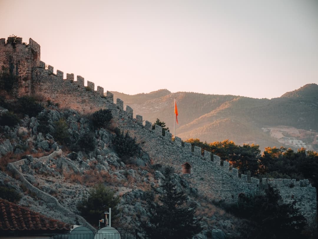 Widok na Zamek Alanya i wybrzeże
