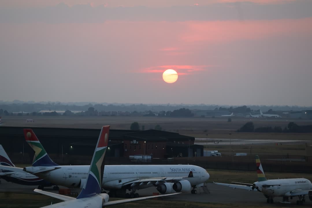 Rodzina podróżująca po Johannesburgu w RPA