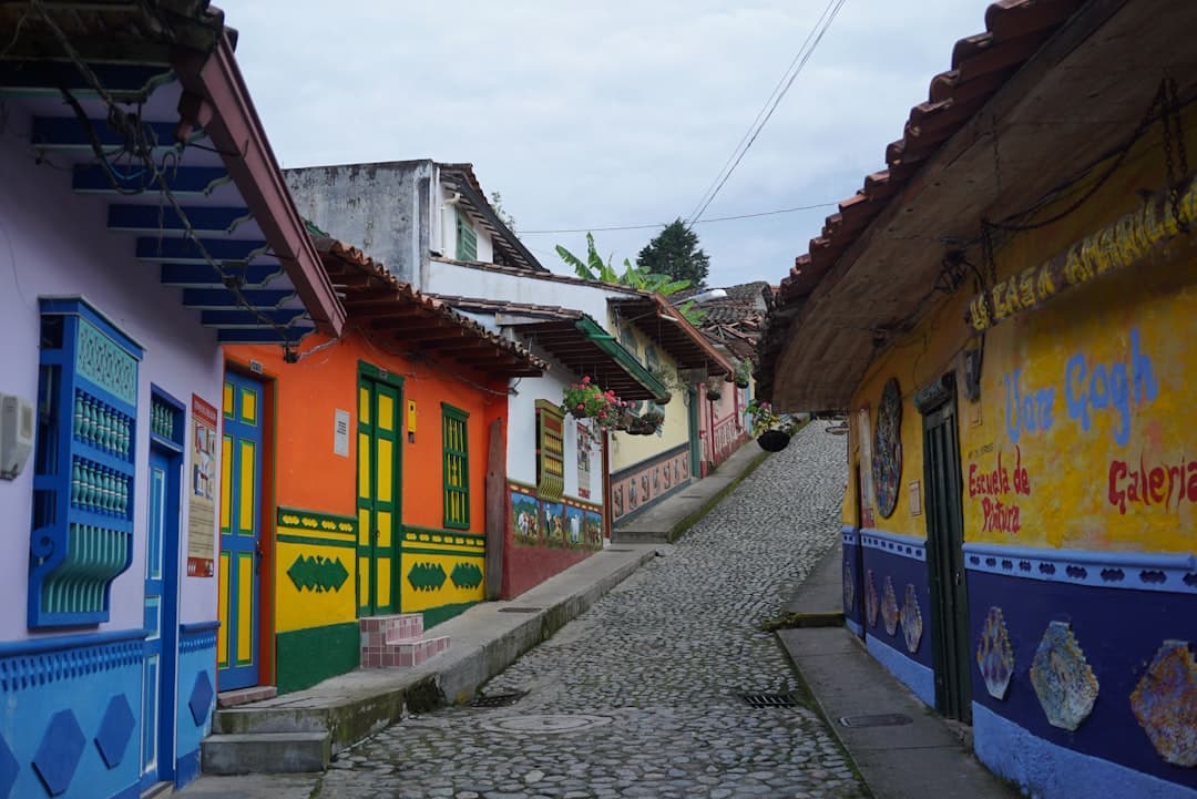 Stunning Colombian landscapes with mountains and valleys