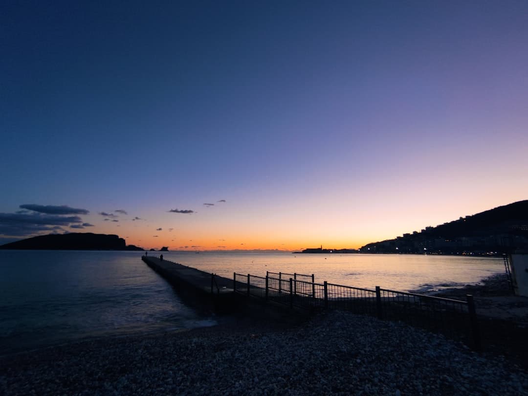 Zachód słońca nad Riwierą Budwańską