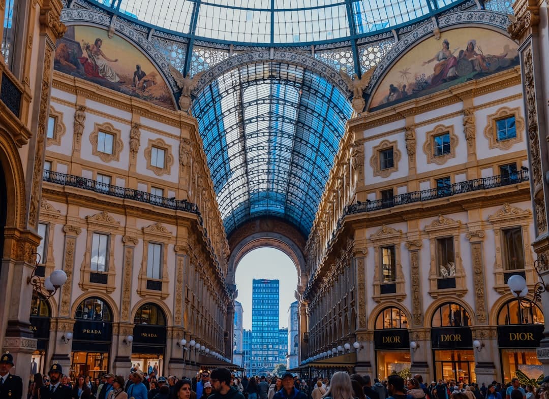 Butiki mody w Mediolanie