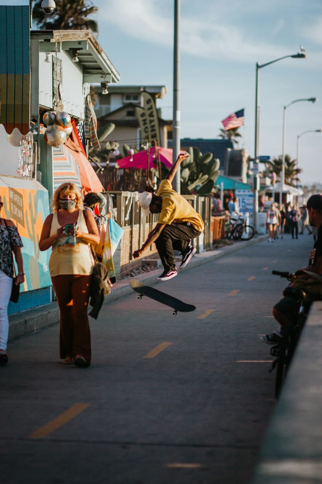 Uliczni artyści na Venice Beach