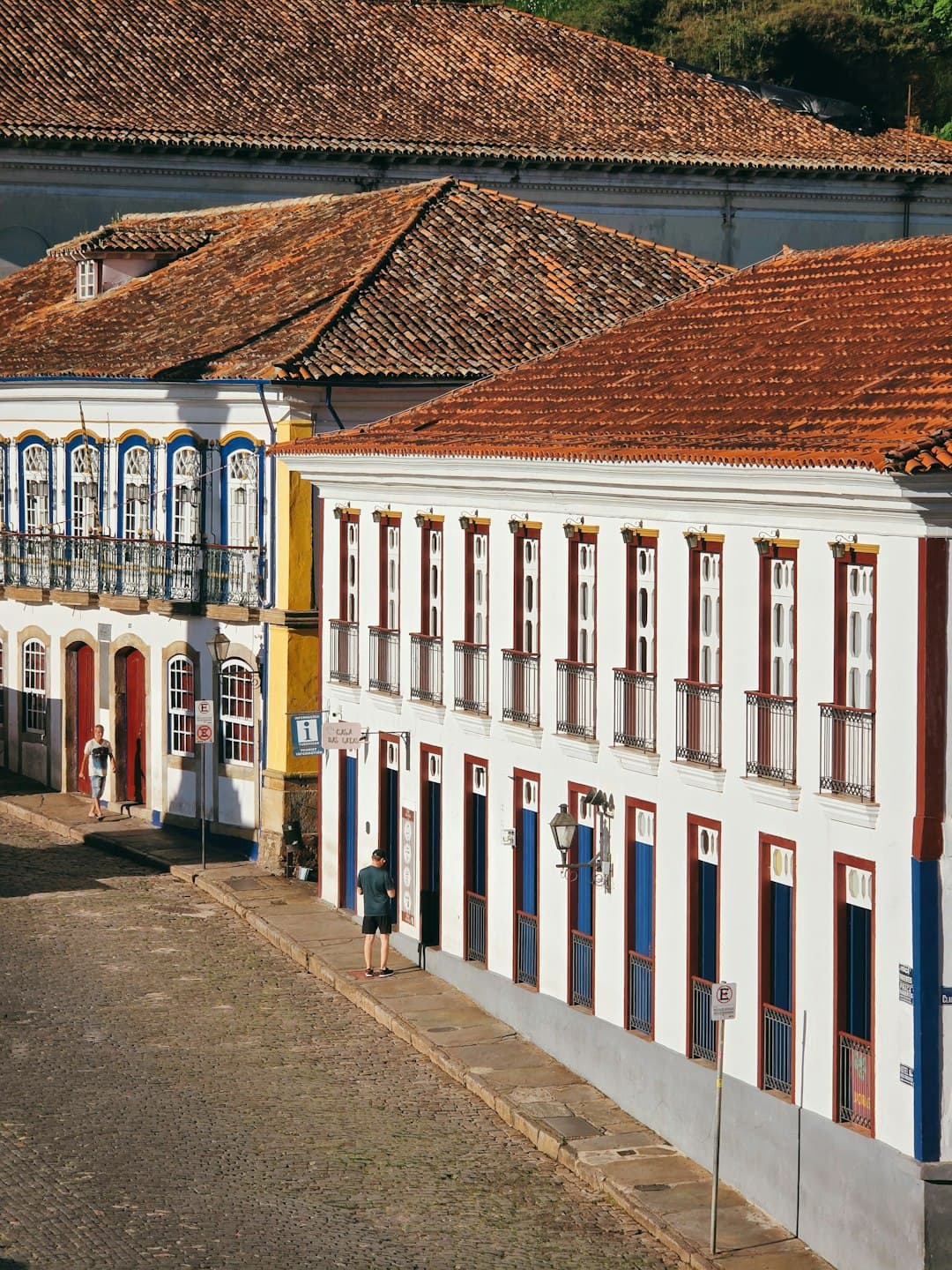 Historyczna architektura w centrum Florianópolis