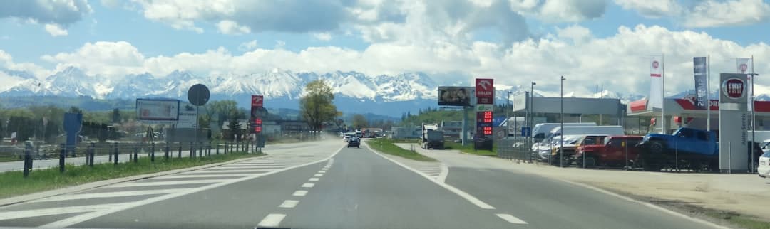 Bramki opłat na chorwackiej autostradzie