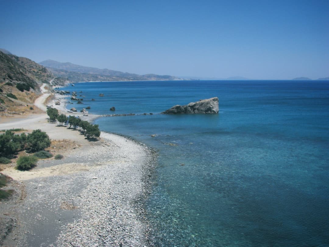 Krajobraz nadmorski na Krecie