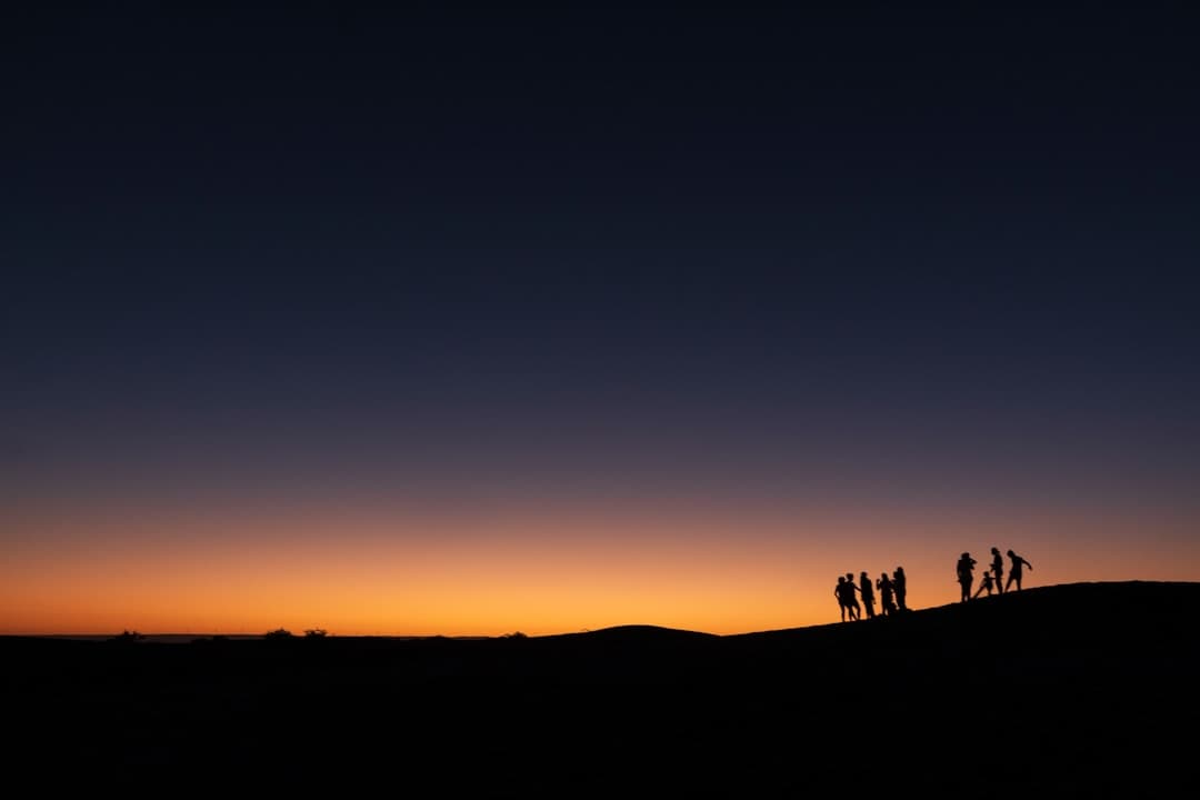 Panoramiczne widoki La Paz o zachodzie słońca