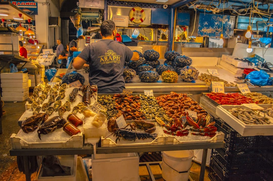 Pyszne potrawy z owocami morza w Scheveningen