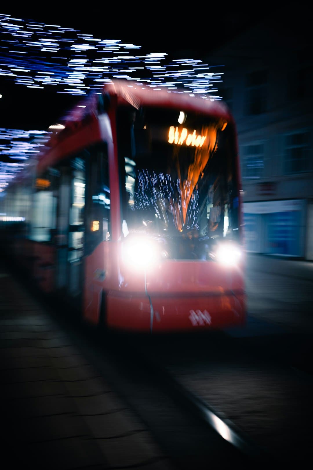 Kolorowy tramwaj w Grazie