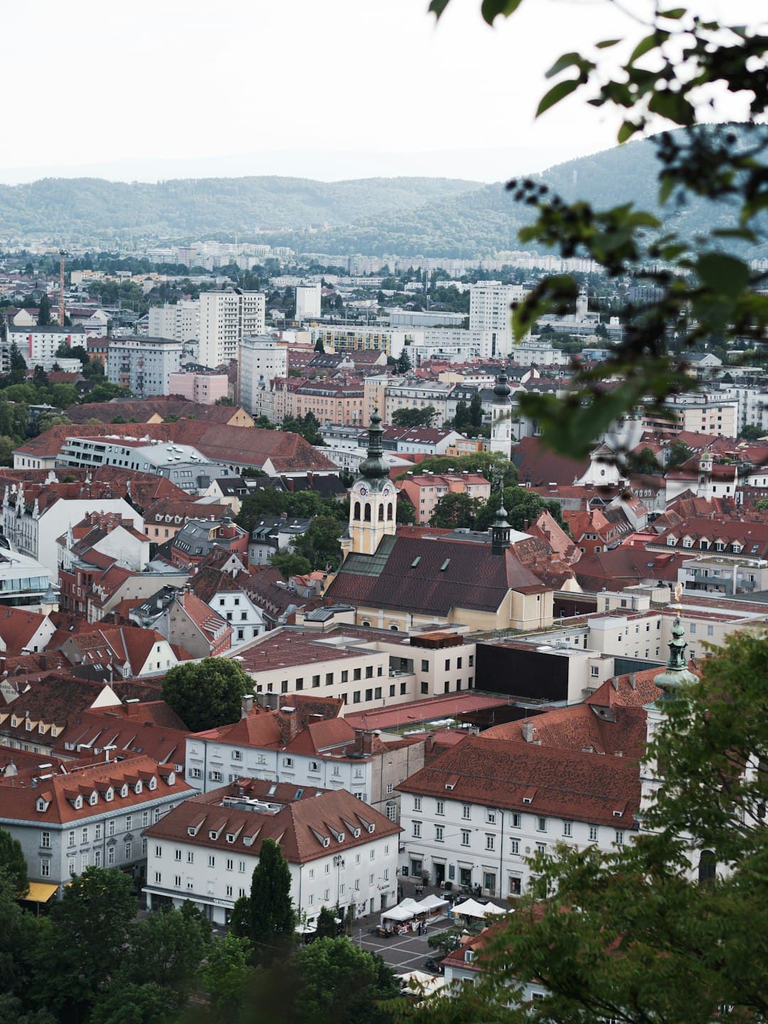 Piękny widok na Graz
