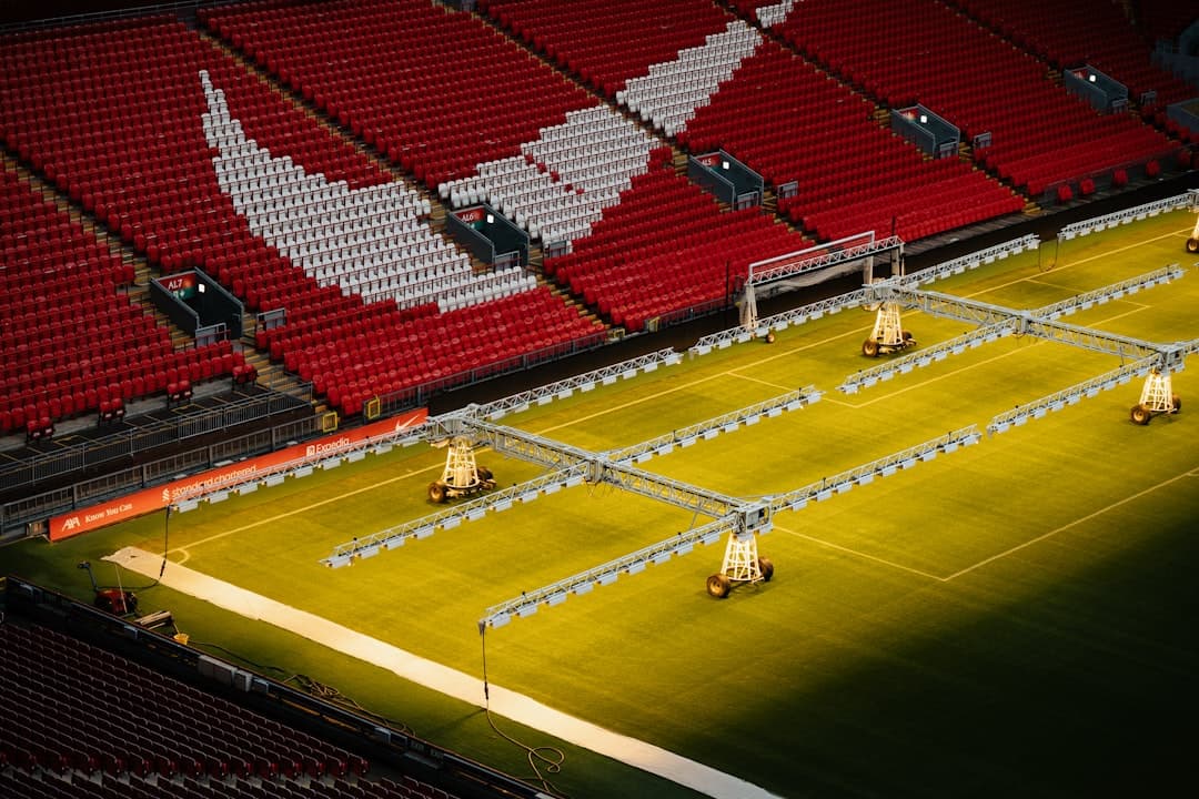 Kibice cieszący się meczem na Anfield