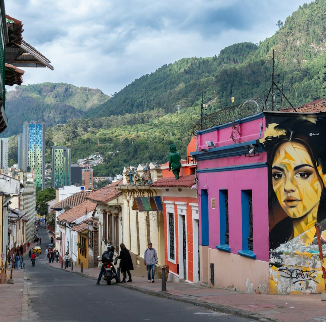 Widok na Bogotę z góry