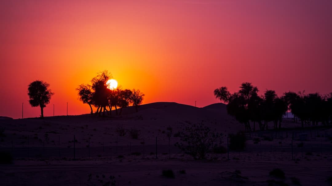 Krajobraz pustyni w Jordanii