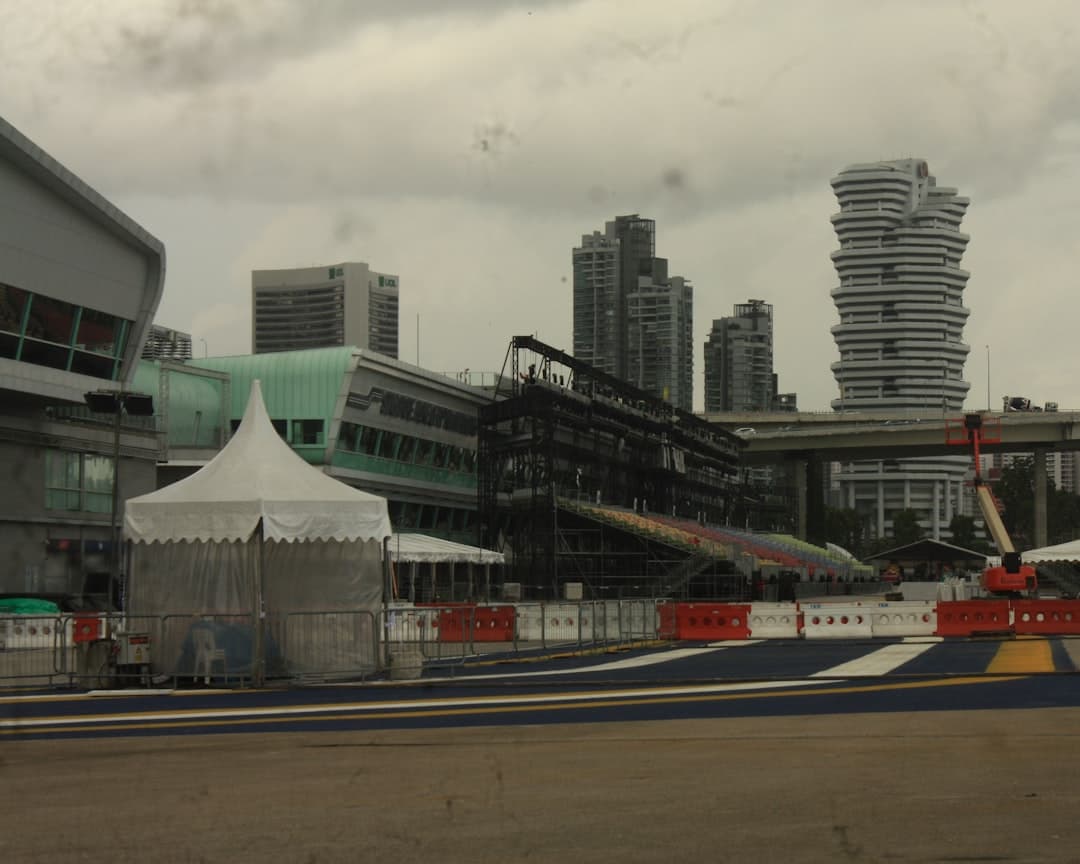 Tor Yas Marina podczas wyścigów Formuły 1