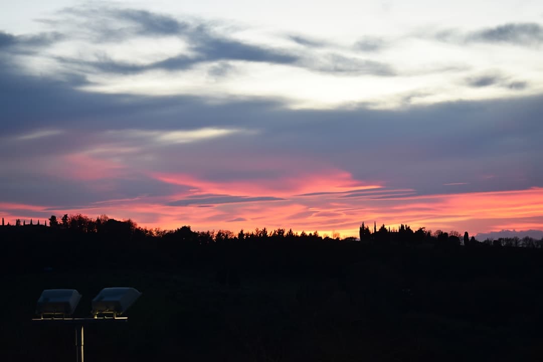 Zachód słońca nad Olbią