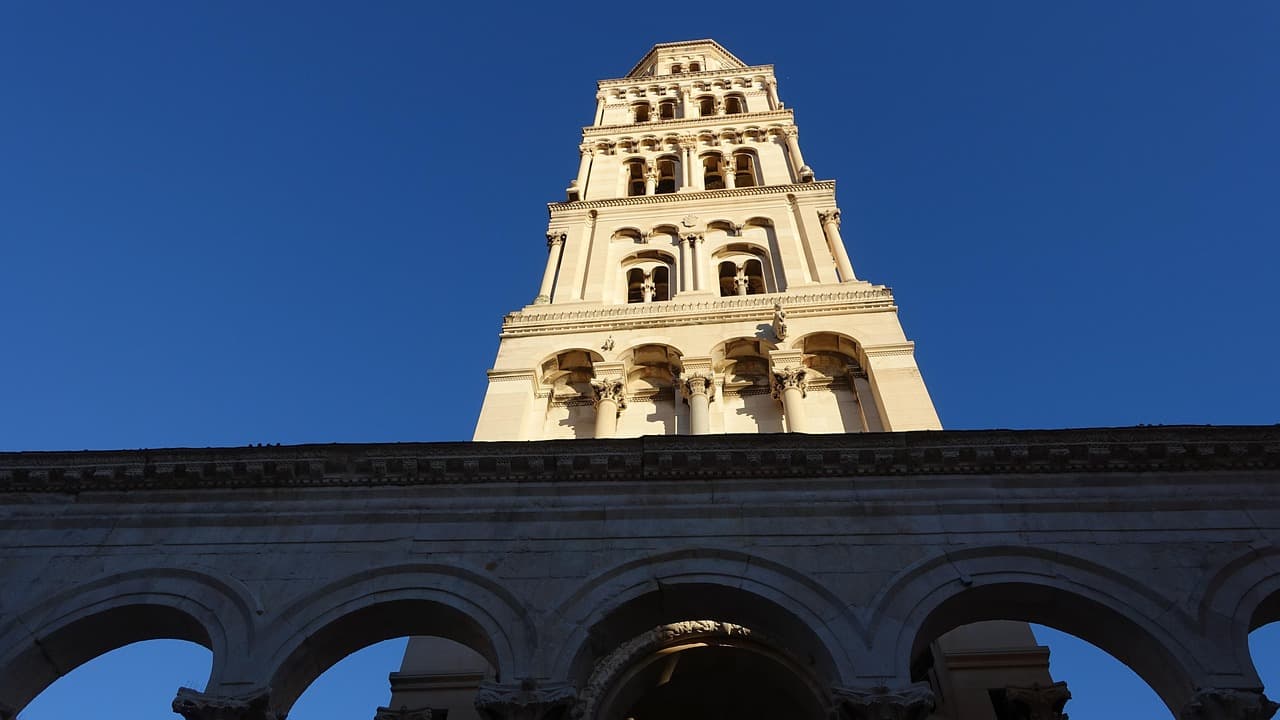 Widok z katedry św. Duje na Stare Miasto