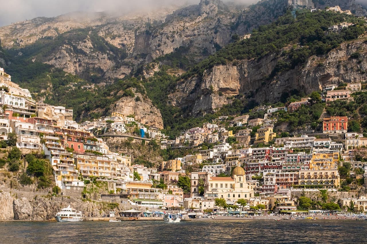 Widok na miasteczko Positano
