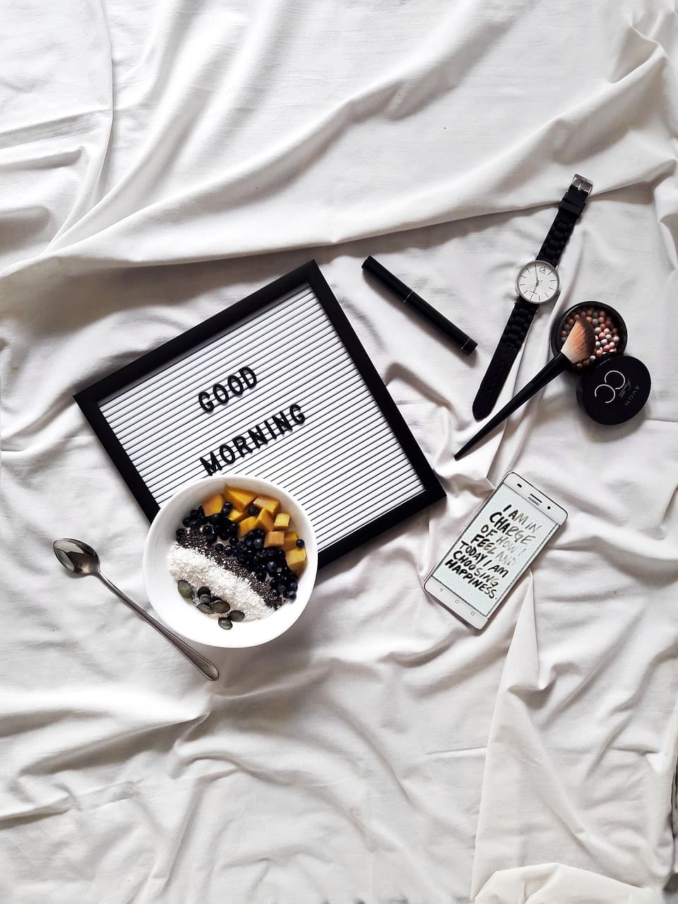 Smoothie bowl at The Happiness Café