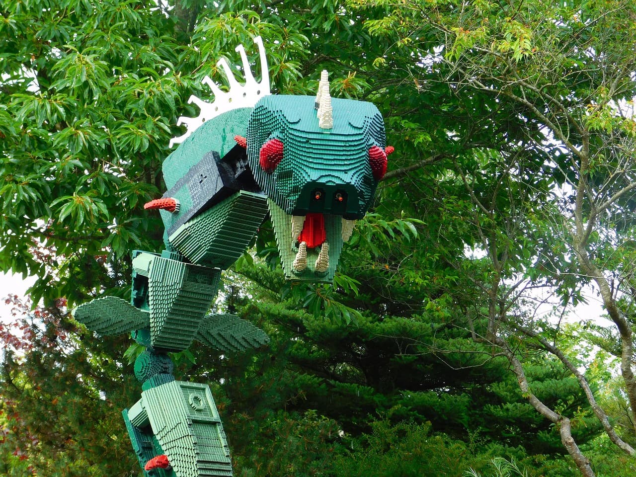 Widok z Legolandu Billund