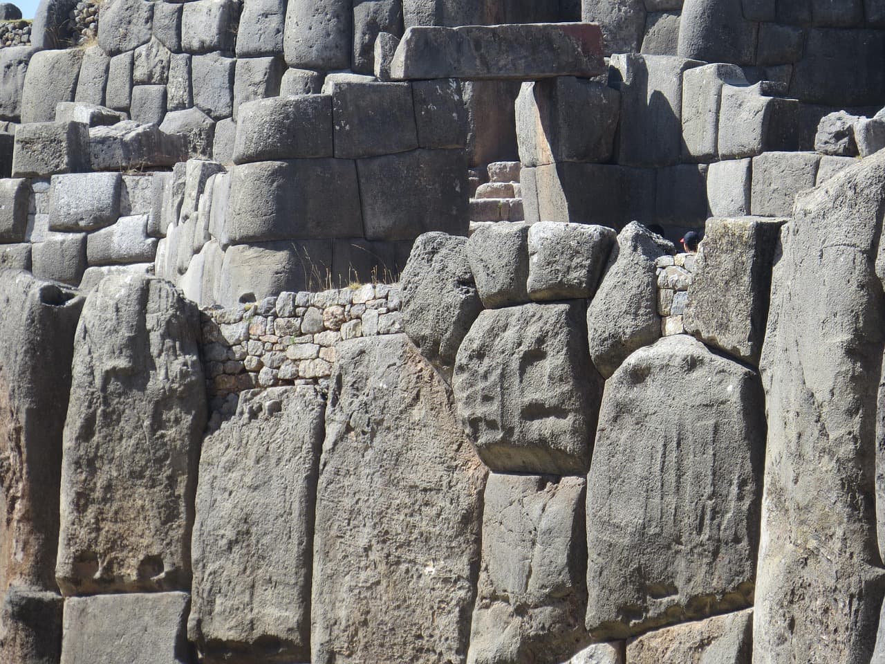 Ruiny Sacsayhuaman i widok na Cusco