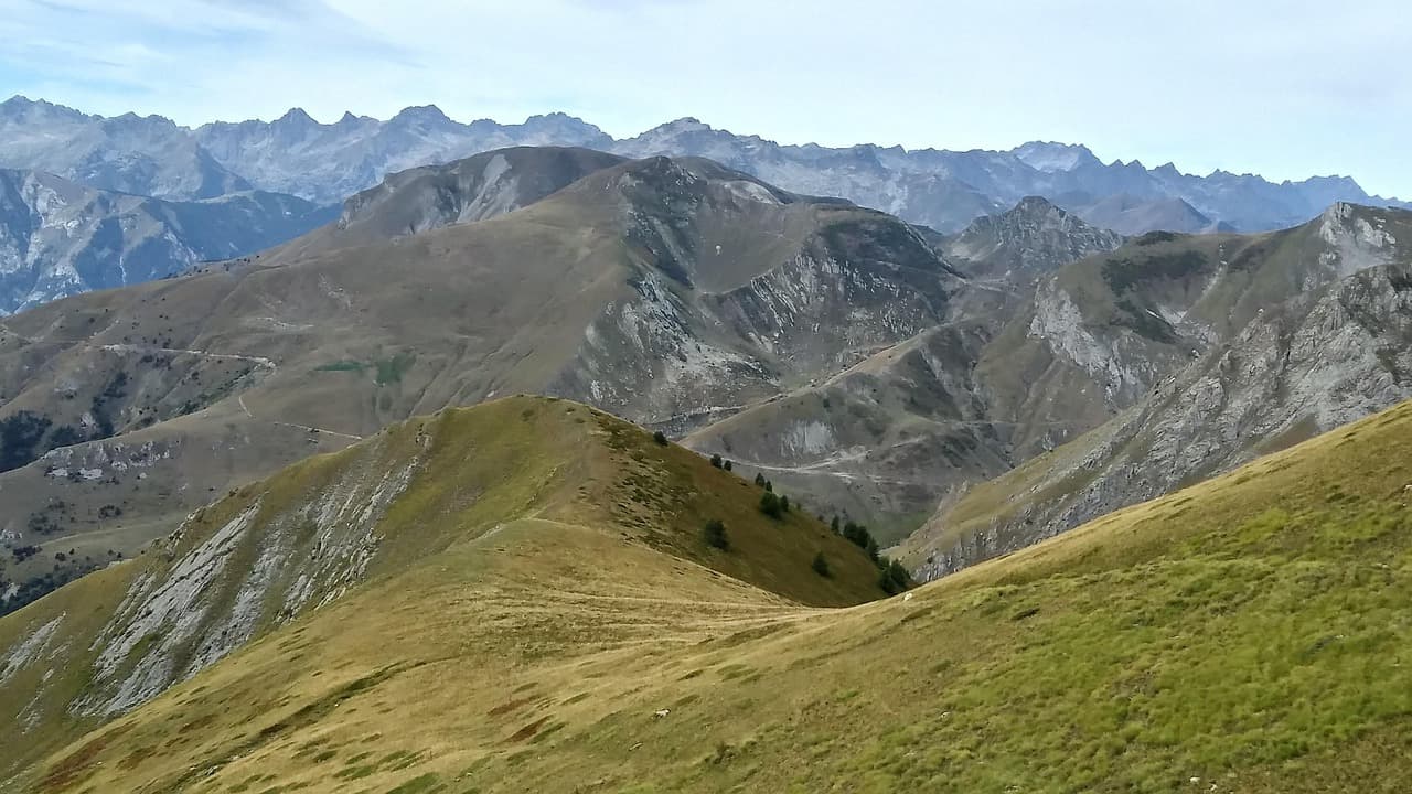 Widok na Alpy w Bawarii