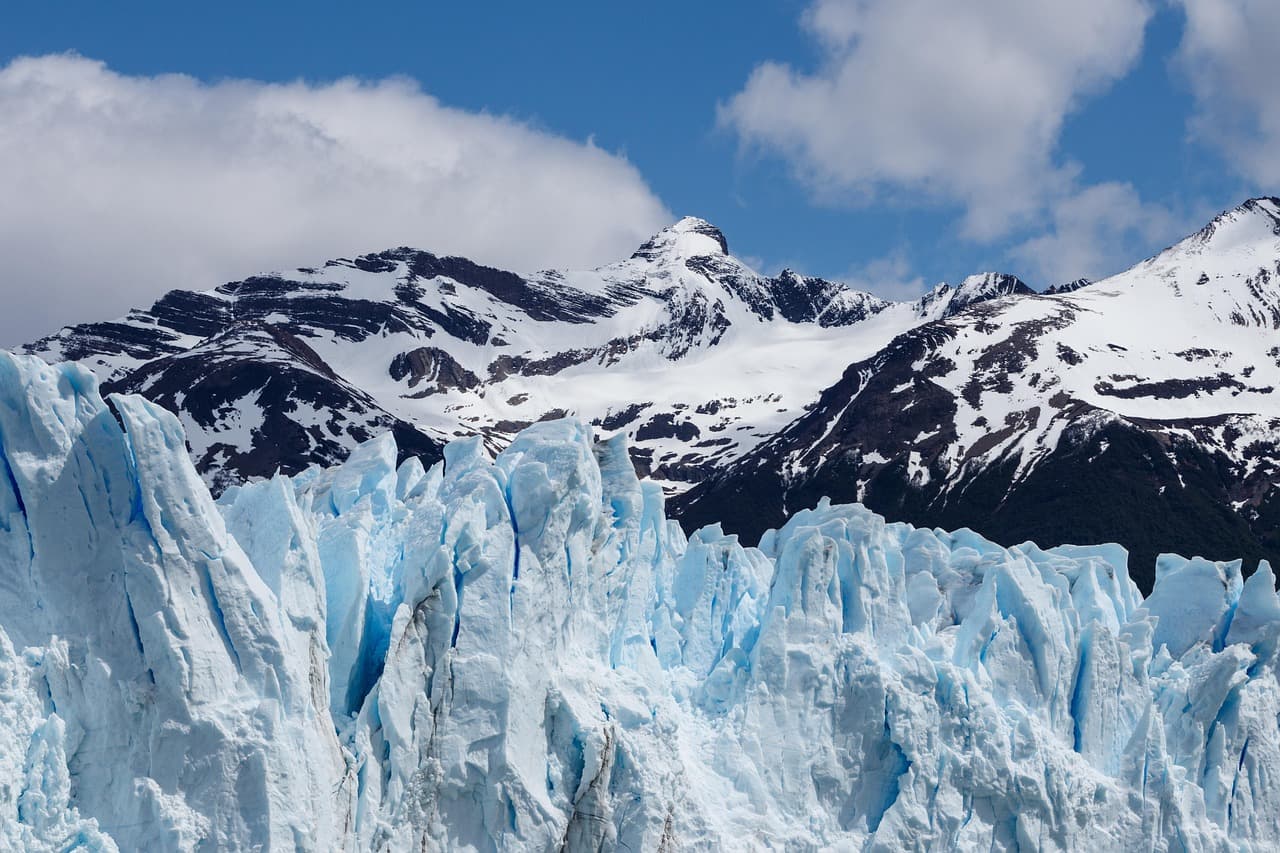 Widok lodowca Perito Moreno
