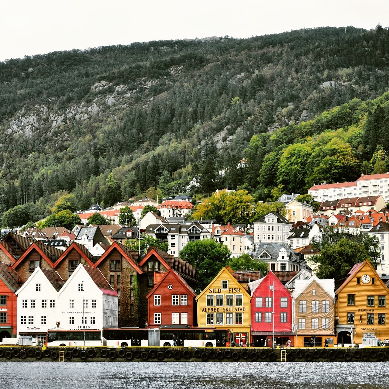 Targ rybny w Bergen