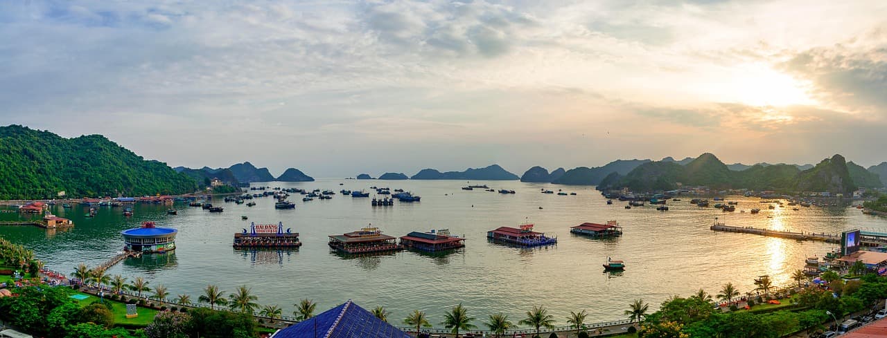 Widok na Zatokę Hạ Long