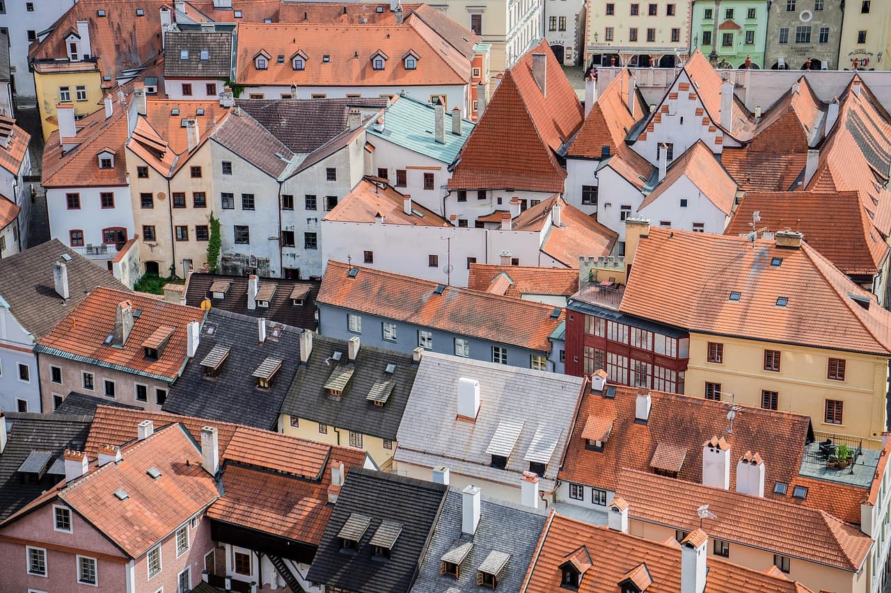 Piękny widok na Czeski Krumlov