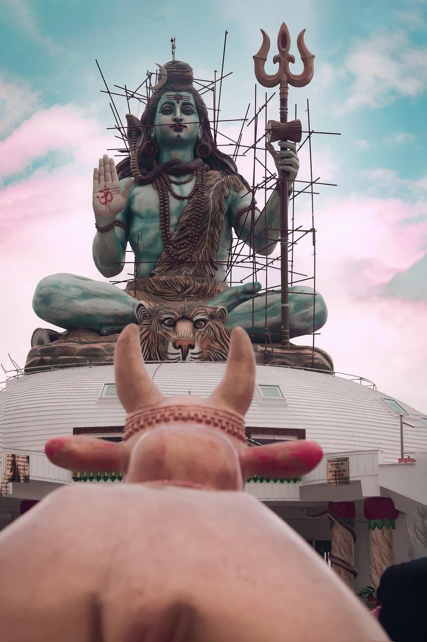 Widok na krajobraz Pokhara Górna w Kenii