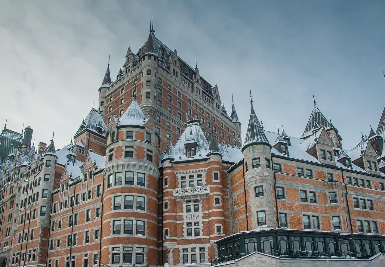Zamek Château Frontenac w Quebec City