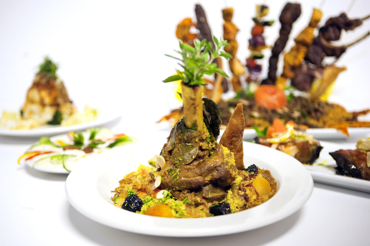 Tradycyjny tagine w marokańskim stylu