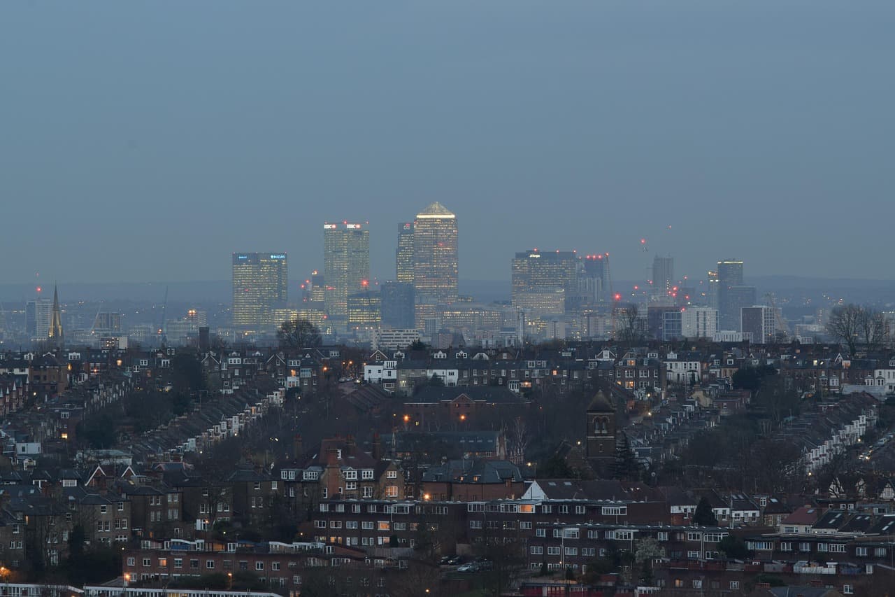 Widok z Alexandra Palace