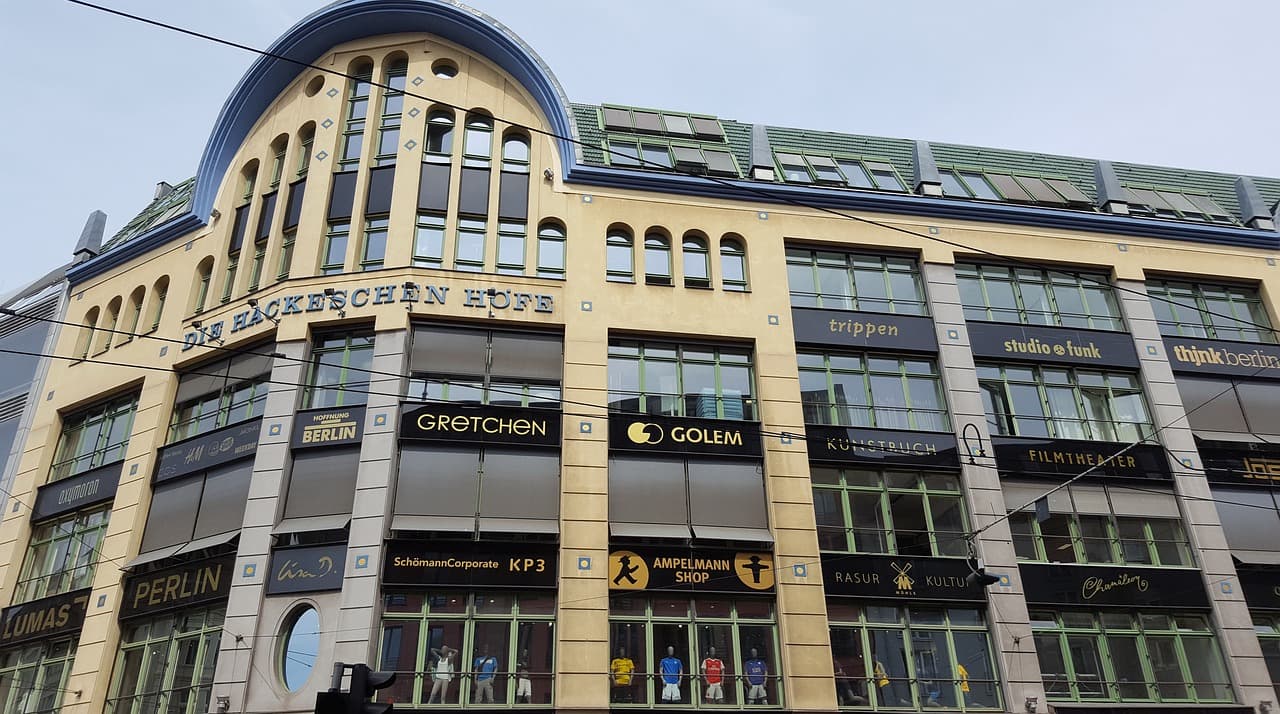 Hackesche Höfe w Berlinie