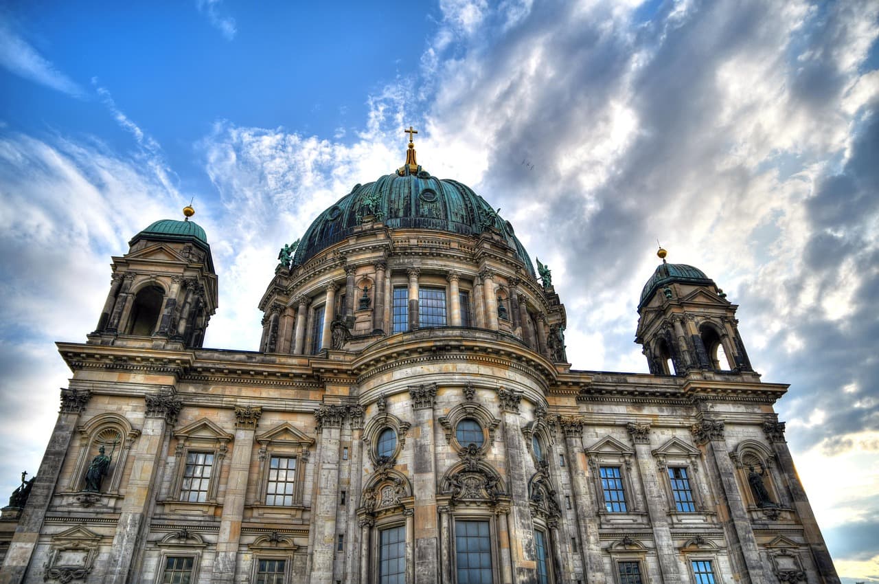 Berliner Dom w nocy