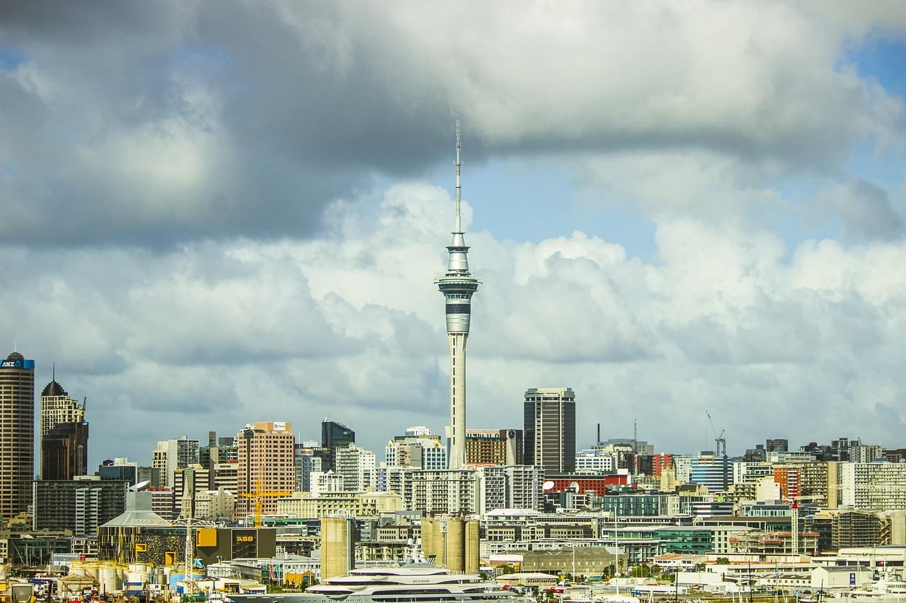 Widok na Auckland z Sky Tower