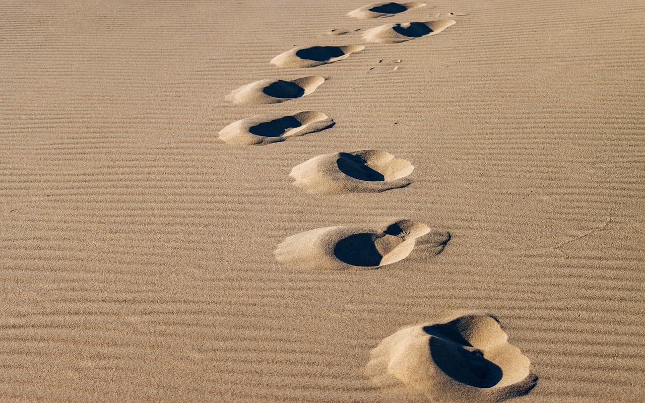 Wydmy Corralejo z białym piaskiem