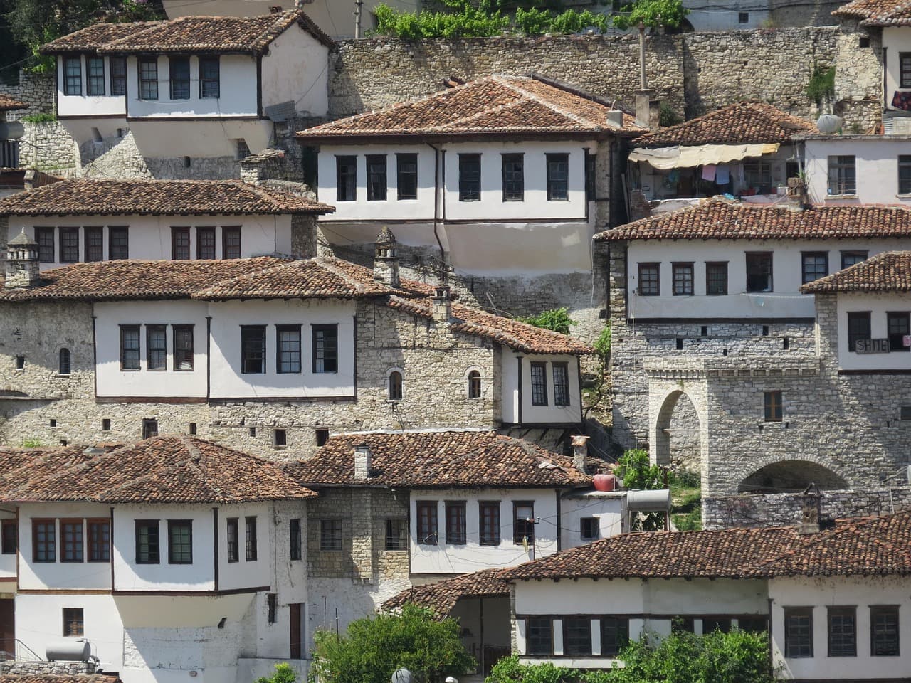 Berat i Gjirokastra w Albanii