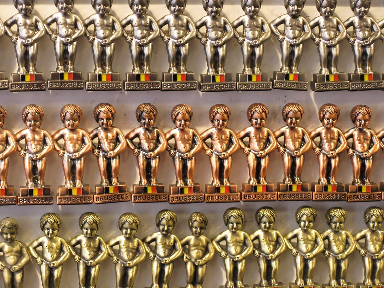 Rzeźba Manneken Pis w Brukseli