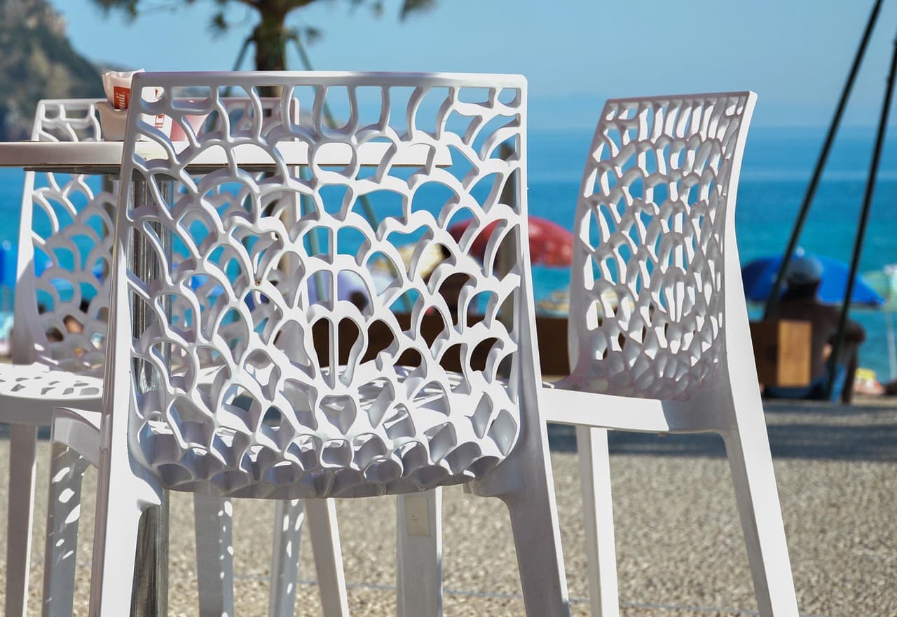 Widok na zachód słońca w Himarze