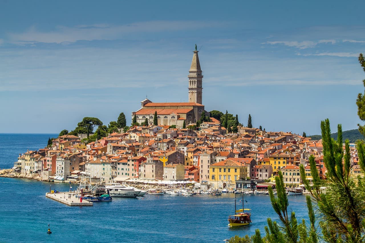 Widok na Rovinj.