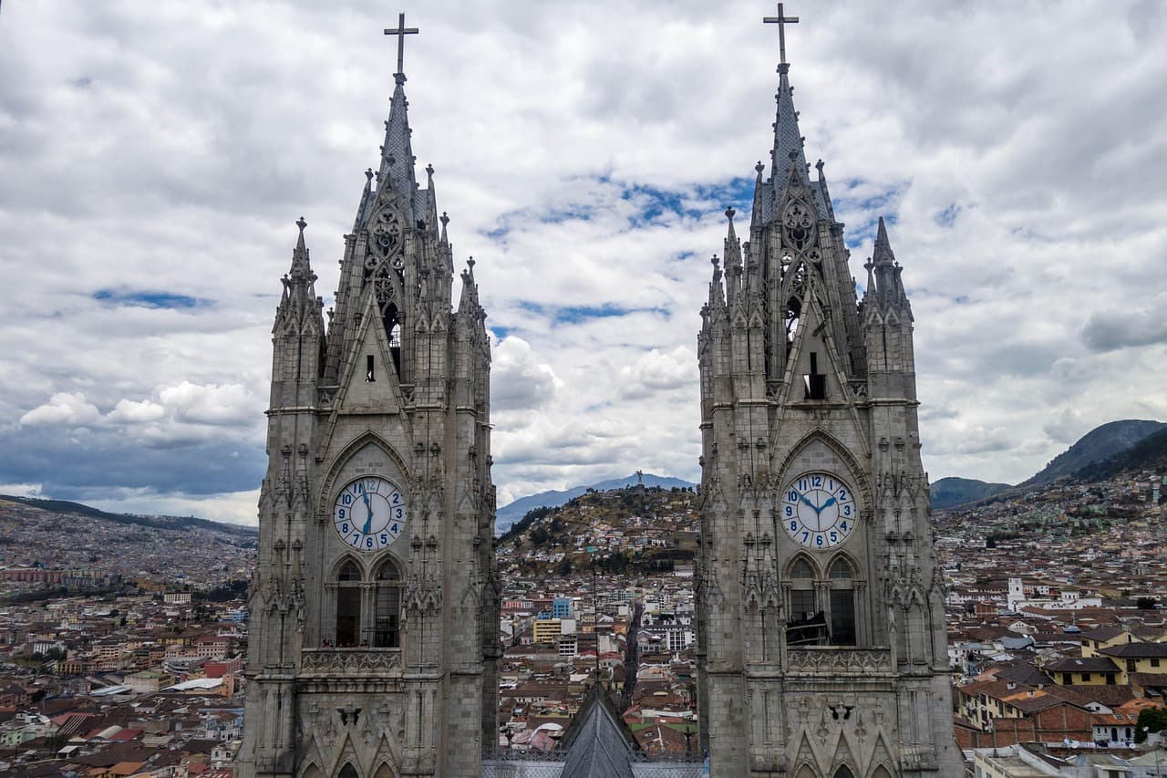 Zabytkowa architektura w Quito